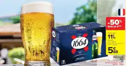 Cora x Carrefour Kronenbourg - bière blonde 1664 offre