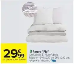 Cora x Carrefour Parure fig offre