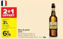 Cora x Carrefour Chiti - bière de garde offre