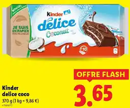 Lidl Kinder delice coco offre