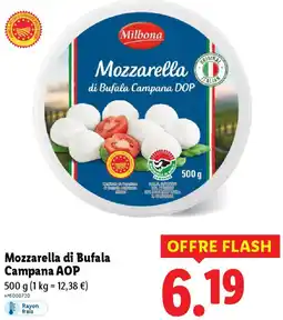 Lidl Mozzarella di Bufala Campana AOP offre