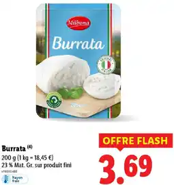 Lidl Burrata offre
