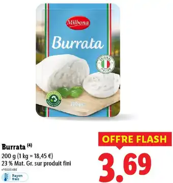 Lidl Burrata offre