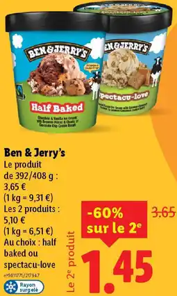 Lidl Ben & Jerry's offre