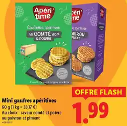 Lidl Mini gaufres apéritives offre