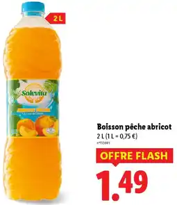 Lidl Boisson pêche abricot offre