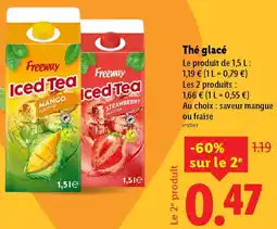 Lidl Thé glacé offre