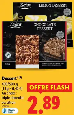 Lidl Dessert offre