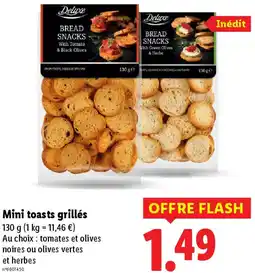 Lidl Mini toasts grillés offre