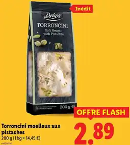Lidl Torroncini moelleux aux pistaches offre