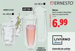 Lidl ERNESTO Verres offre