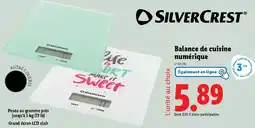 Lidl Balance de cuisine numérique offre