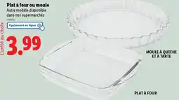 Lidl Plat à four ou moule offre