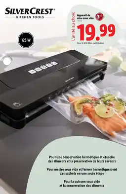 Lidl Appareil de mise sous vide offre