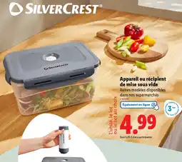 Lidl Appareil ou récipient de mise sous vide offre
