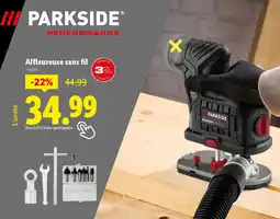 Lidl Affleureuse sans fil offre