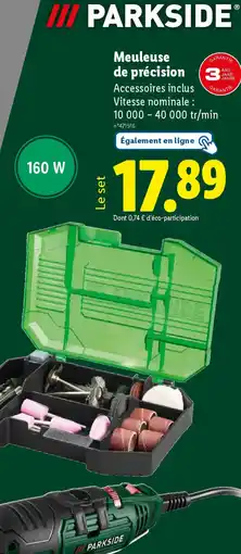 Lidl Meuleuse de précision offre