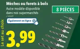Lidl Mèches ou forets à bois offre
