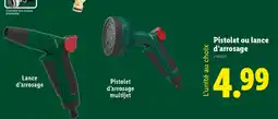 Lidl Pistolet ou lance d'arrosage offre
