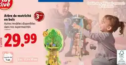 Lidl Arbre de motricité en bois offre