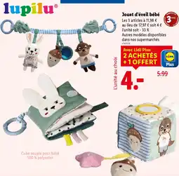 Lidl Jouet d'éveil bébé offre