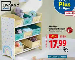 Lidl Meuble de rangement enfant offre