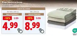 Lidl Draps housse en jersey offre