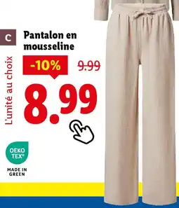 Lidl Pantalon en mousseline offre