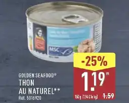 ALDI Golden seafood thon au naturel offre