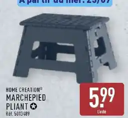 ALDI Home creation marchepied pliant offre