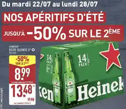 ALDI Heineken biere blonde 5° offre
