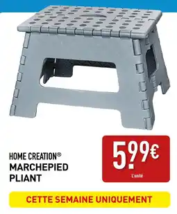 ALDI Home creation marchepied pliant offre