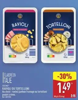 ALDI Cucina ravioli ou tortelloni offre
