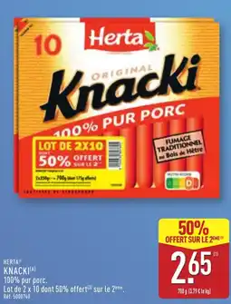 ALDI Herta Knacki offre
