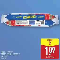 ALDI Toques et tartes pâtes feuilletées offre
