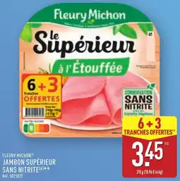 ALDI Fleury michon jambon supérieur sans nitrite offre