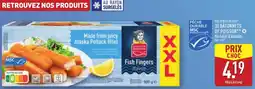 ALDI Golden seafood 30 bâtonnets de poisson offre