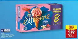 ALDI Nestlé Extrême 8 Cônes Fraise-Vanille offre
