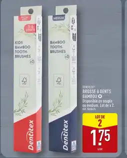 ALDI Dentitex Brosse à dents bambou ✪ offre
