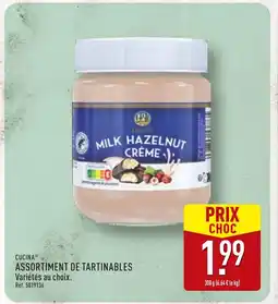ALDI CUCINA Milk Hazelnut Crème offre