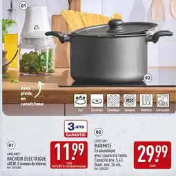 ALDI Ambiano Hachoir électrique offre