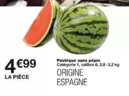 Monoprix Pastèque sans pépin offre