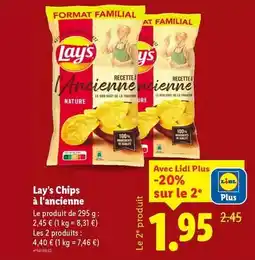 Lidl Lay's - chips à l'ancienne offre