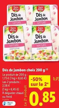 Lidl Saint alby - des de jambon choix offre