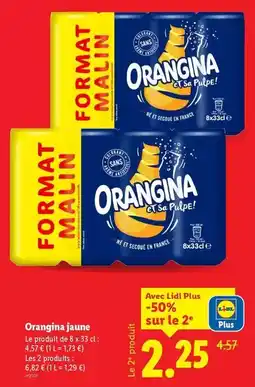 Lidl Orangina - jaune offre