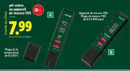 Lidl Parkside - ph-mètre ou appareil de mesure tds offre