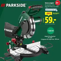 Lidl Parkside - scie à onglet offre
