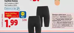 Lidl Esmara - cycliste femme offre