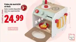 Lidl Playtive - cubes de motricité en bois offre