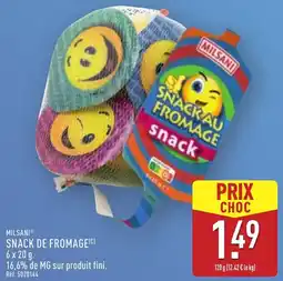 ALDI Milsani snack de fromage offre